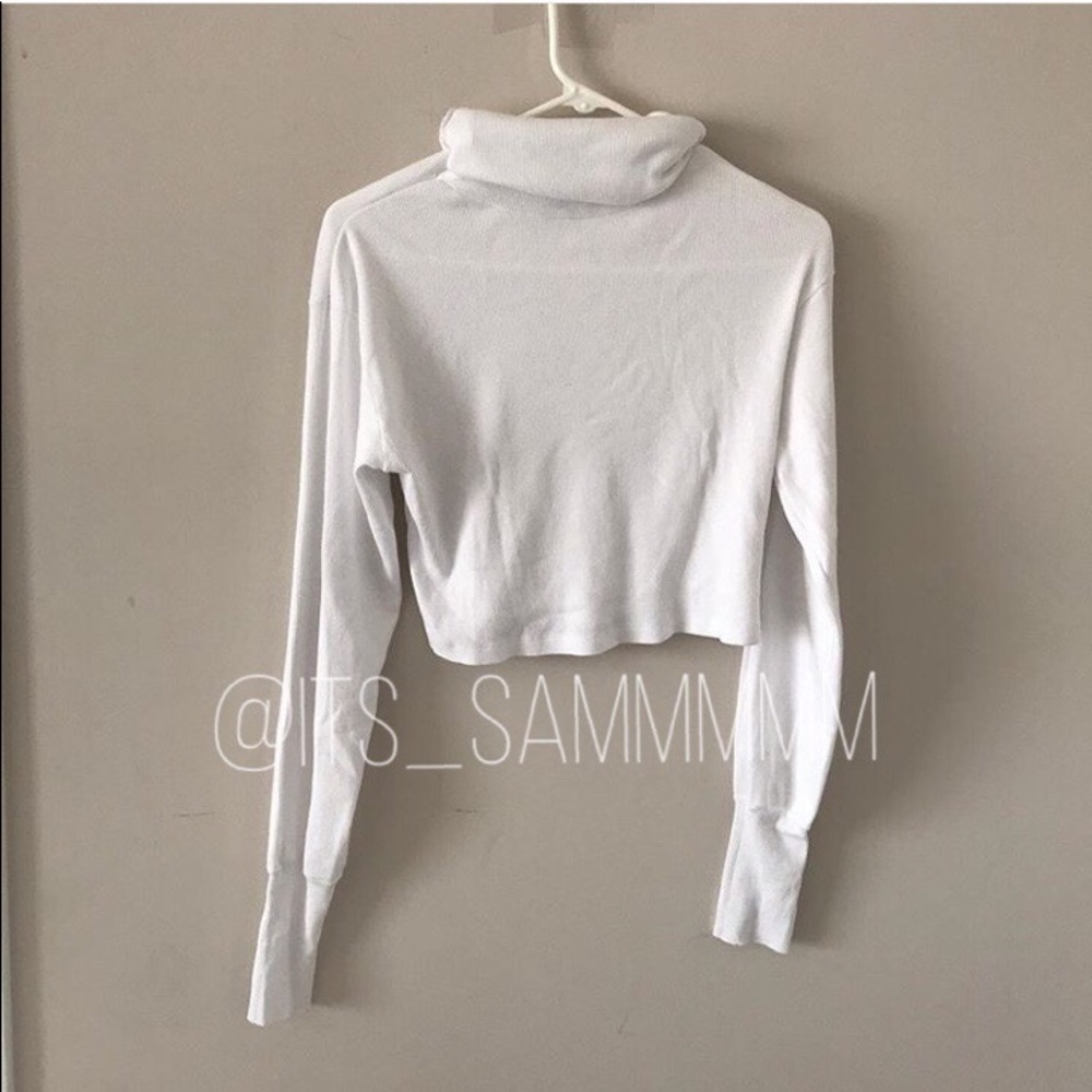 white angela turtleneck long sleeve